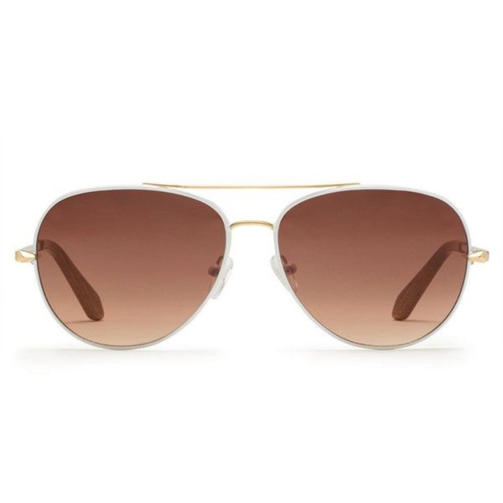 Stella & Dot - Chevron Aviator Sunglasses - Picture 1 of 2